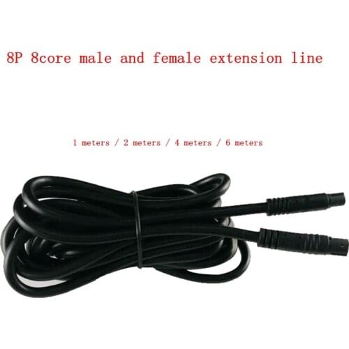 8P8 core double head extension line car reverse camera line after car image line of sight