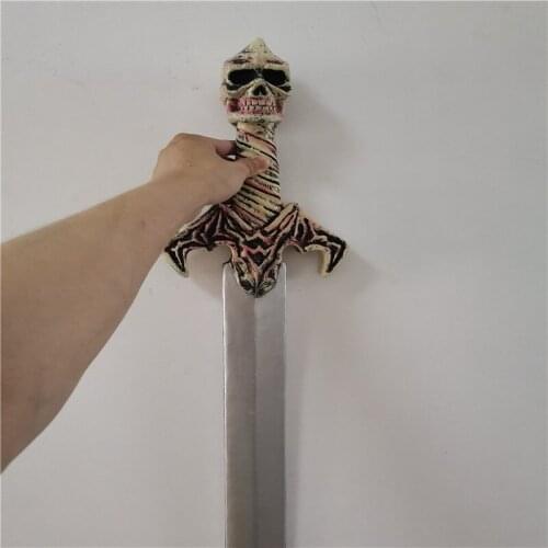 93CM Cosplay Movie Anime Game Skull Tooth Weapon Prop Sword Role Playing Skull Tooth Sword PU Model Toy Prop Weapon Cool Gift