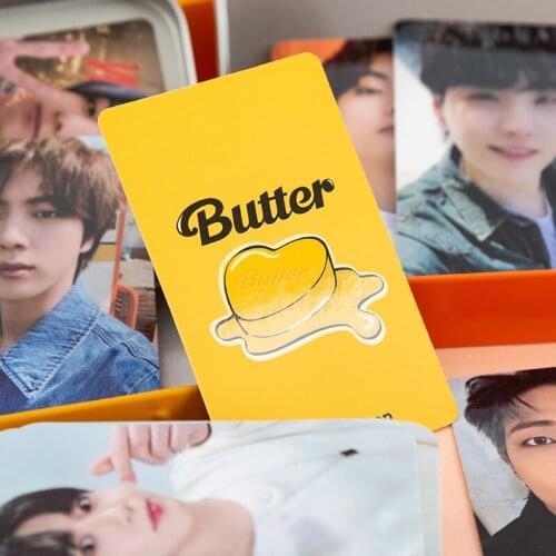 KPOP Bangtan Boys BUTTER Album Mini Photocard Memebers Paper Lomo Cards Posters Premium Photos Fan Collection Gift Wholesale