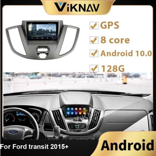 128G DSP 2 din Android Car Radio Multimedia Video Player for Ford transit 2015 2016 2017 2018+ WiFi carplay RDS IPS DVD stereo