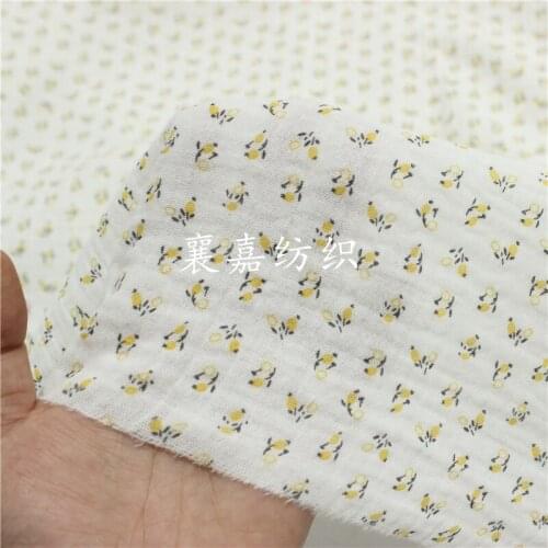 Classic Small FloralGauze 100% Cotton Fabric Princess
