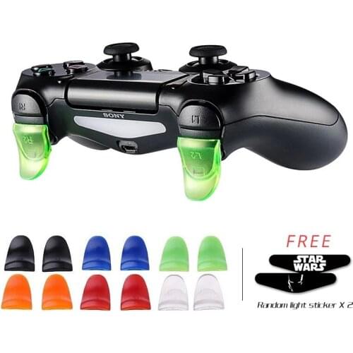 DATA FROG 1 Pair Bending L2 R2 Triggers Extender Buttons Kit For PlayStation 4 PS4/PS4 Slim/PS4 Pro Game Controller Accessories