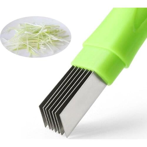 Kitchen Onion Knife Cutter Graters Multifunctional Garlic Onion Onion Slicer Vegetable Device Shredder Green B2D0
