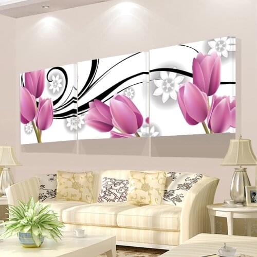 No Frame Wall Pictures For Living Room 3 Piece Canvas Painting For Living Room Wall Oil Art Pictures On The Decorative Paintings