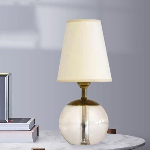 Nordic Crystal Table lamps For Living Room Table Copper Body Led Table lamp For Bedroom Bedside Lights Art Room Decor Desk Lamp