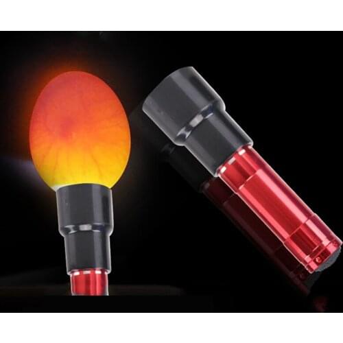 Light Egg Candler Tester for Chicken Quail Poultry Incubator Brooder Hatching Egg Tester Candling Lamp For Light Dark Hatching