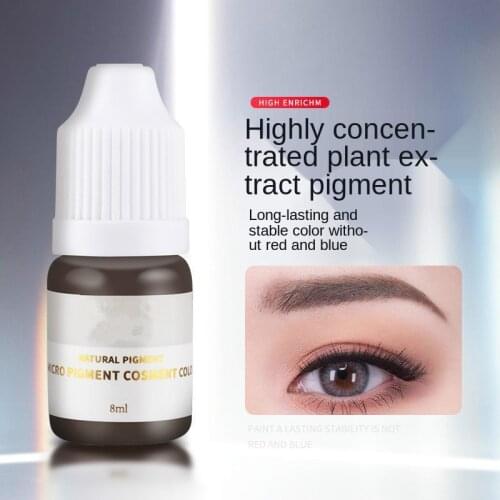 Semi Permanent Makeup Eyebrow Ink Lips Eye Line Tattoo Color Microblading Pigment