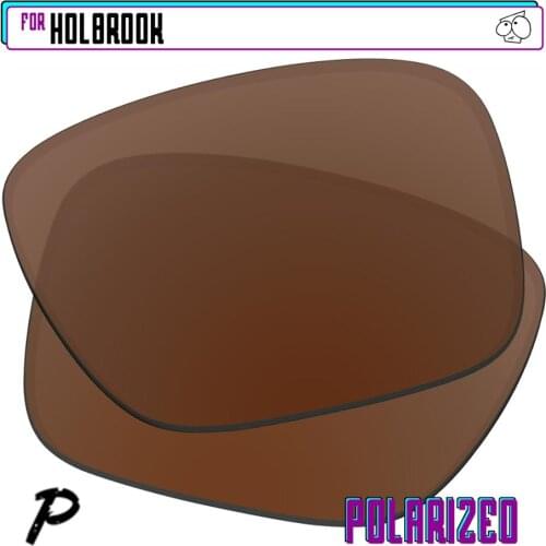 EZReplace Polarized Replacement Lenses for - Oakley Holbrook Sunglasses - Brown P
