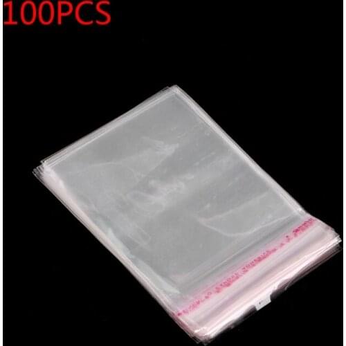 Clear Transparent Plastic Self Adhesive Seal Bag Resealable Poly Bags