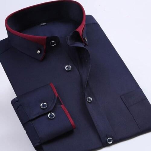 Summer Men Shirt short Sleeve purple Black Blue Business formal oversize Large Size 9XL 8XL 7XL office dress wedding Shirt 49 50