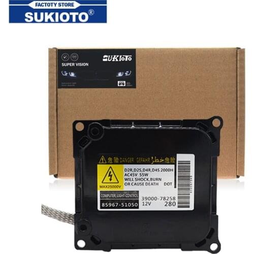 SUKIOTO Replacement DDLT003 KDLT003 85967-52020 85967-51050 D4S D2S 55W HID Xenon Headlight Ballast For Toyota Lexus ES350 GS350