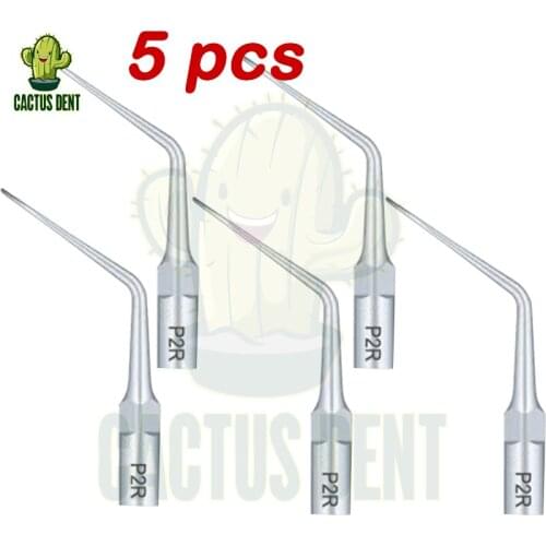 Dental Instrument Ultrasonic Scaler EMS Piezo Scaler Tips Insert Woodpecker for Subgingival Scaling P2R for Calculus Removal