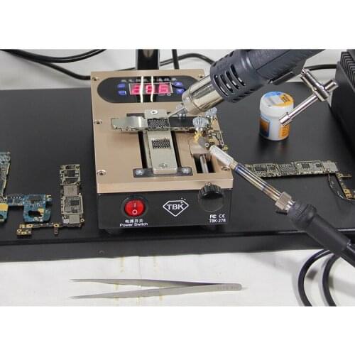 TBK-278 2 in 1 tool LCD Screen Bezel Dismantle Machine Middle Frame Separator Motherboard Chip Preheater for iPhone Smart Phone