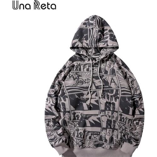 Una Reta Men's Printed Hoodies