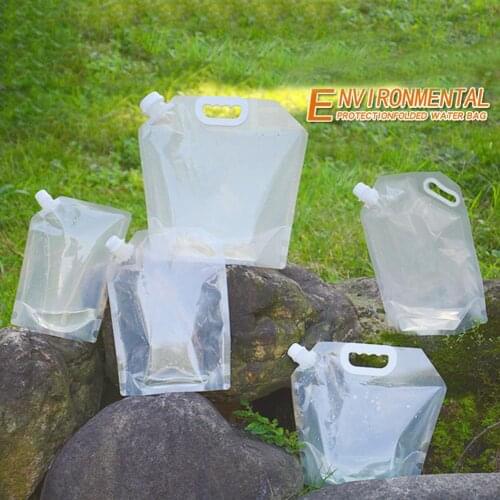 Outdoor Water Bags Foldable Water Tank Container Container Portable Drinking Camp Picnic BBQ Water Container Bag 3L/5LWater Tank
