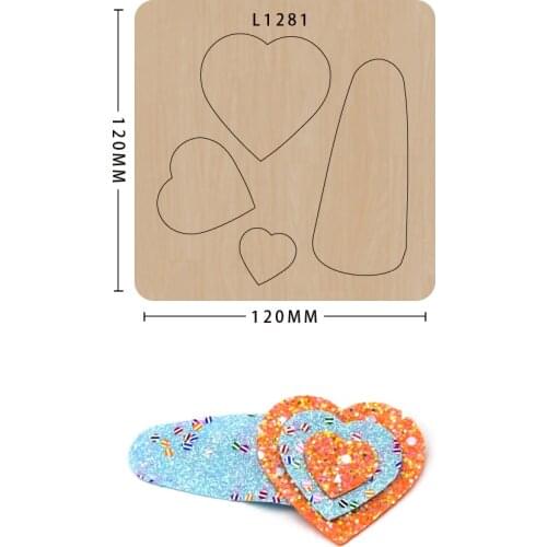 Hairpin Cutting Dies Wood Diy Scrapbooking Leather Tools Suitable For Big Shot Machines