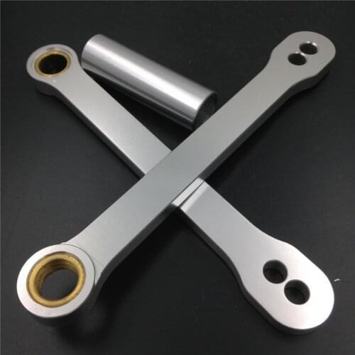 Aftermarket free shipping motorcycle parts For Motorcycle 2004-2007 Honda CBR1000RR CBR 1000 RR Motorcycle Silver Lowering Links