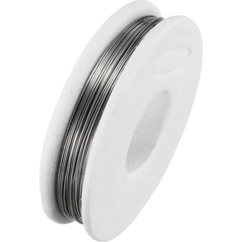 Uxcell Superfine Heating Wire FeCrAl Resistor Wire for Heating Elements 0.1mm-0.3mm diameter 0.012inchx25ft DxL