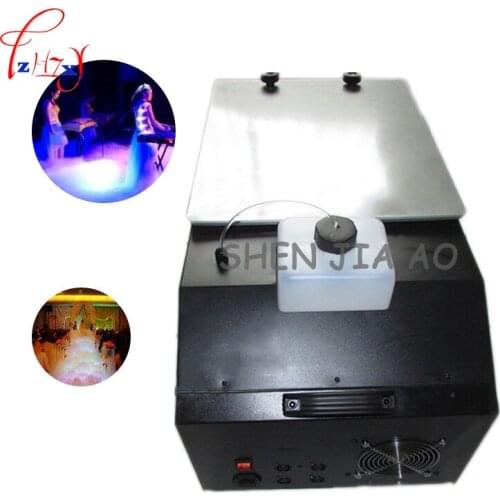 1PC 220V Multifunction Remote Control Smoke Machine 3000W Desktop Smoke Dry Ice Machine Stage Wedding Machine