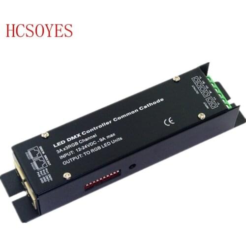 1pcs/lots) DC12-24V CC-DMX-32 DMX512 Decorder RGB controller use for led strip light