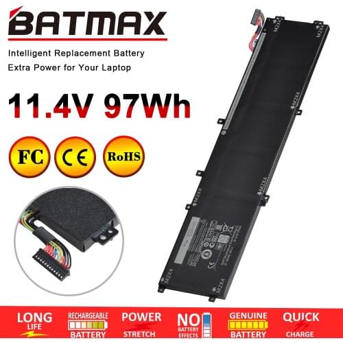 11.1V 97Wh 6GTPY 5XJ28 Laptop Battery for Dell Precision M5520 M5530 XPS 15 9560 9570 5XJ28 5D91C P56F-001 P83F001