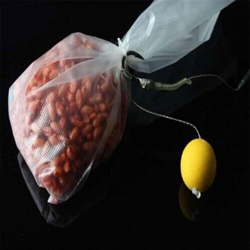50Pcs Outdoor Bag Carp Fishing PVA Bag for Carp Coarse Pellet Bait Feeder Water-soluble Tackle Dissolve Tool
