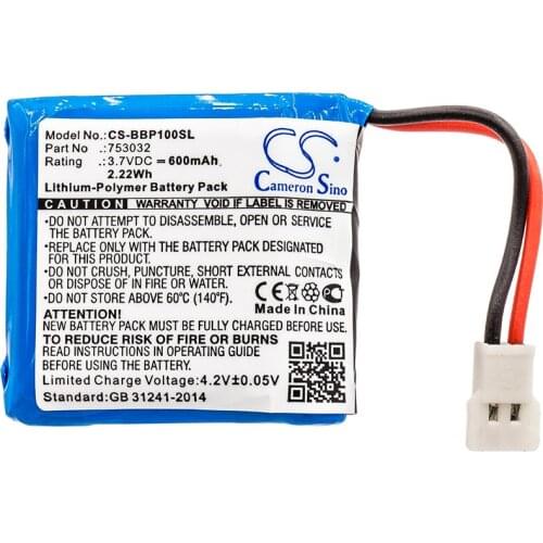 Cameron sino 600mah battery for BEE-BOT Floor Robot Programmable Childrens Toy Programmable Floor Robot 753032