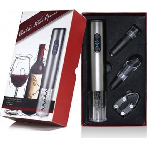 Free Shipping Electric Wine Opener Four-piece Set Household Hotel Party Wedding Automatic Red Wine Bottle Opener Kitchenware