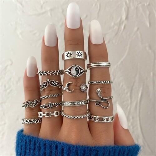 EN Women's Silver Rings