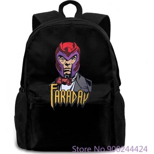 Faraday - Magneto Design, Michael Faraday, X-Male Designing women men backpack laptop travel school adult student