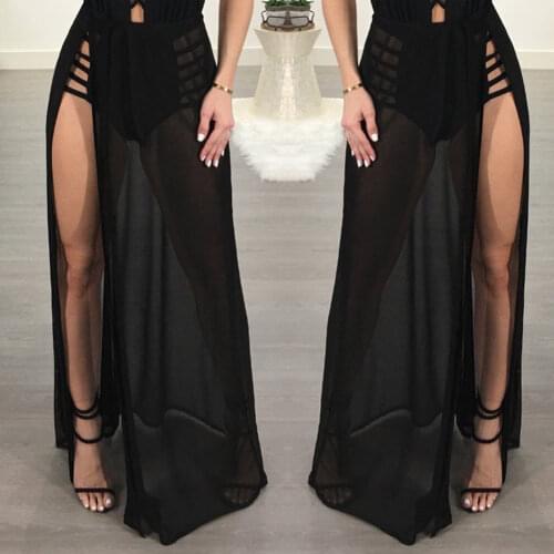 2019 Tulle Skirts Womens Fashion soild Elastic High Waist Mesh Tutu Skirt Pleated long Skirts Midi Skirt Saias Faldas Jupe Femme