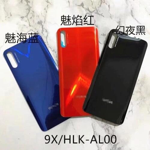 Battery Case Cover Rear Door Housing Back Case For Huawei Honor 9X 9X Pro Replace Battery Cover with Logo