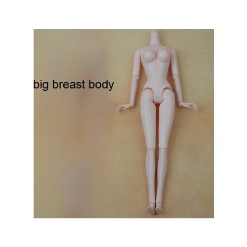 Doll body 12 pink or 14 white Moveable Joints DIY toy girls gift doll accessories for BB 1:6 doll BBI00310