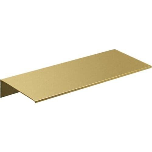 Brass Wall Mounted Shower Caddy Storage Shelf Brushed Gold Bathroom Accessories