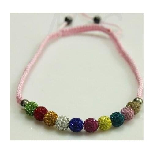Best Christmas Gift!10mm 11 x Disco Ball crystal Necklace.AFD2297 Fashion Jewelry.Hotsale Kids Jewellery Promotion