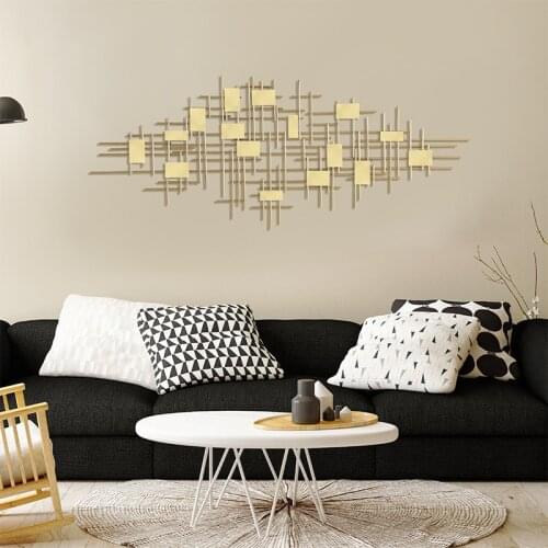 Metal Wall Decoration Living Room Porch Sofa Background Wall Decoration Personality Creative Wrought Iron Pendant Jewelry