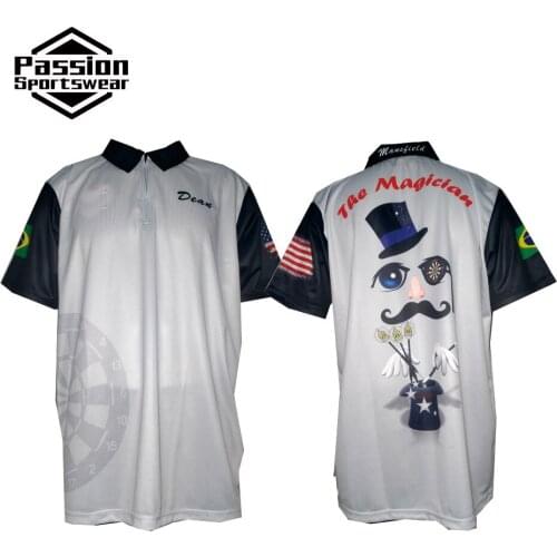 MOQ 5pcs The Magic For Teams Custom Design Polo Dart Shirt