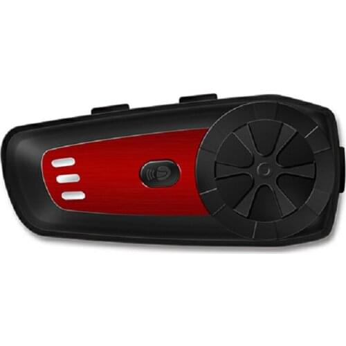 Motorcycle Helmet BT Headset Intercom with FM Radio Waterproof Helmet Intercom Motorcycle Communication System for Motorbike