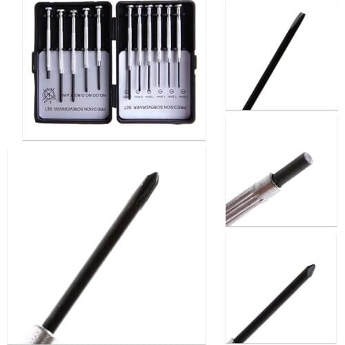 11PCS Precision Screwdriver Set Mini Bijoutiers Montres Lunettes Réparations Kit