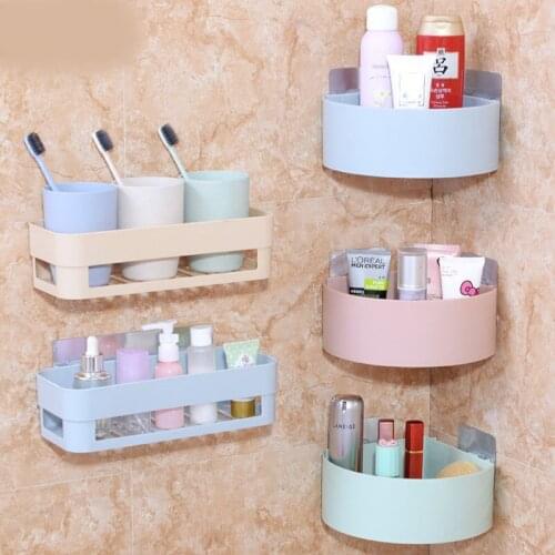 Toilet Rack Wall Hanging Bathroom Rack Free Punching Toilet Wall Suction Cup Bathroom Storage Tripod