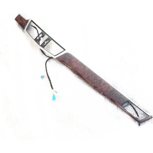 Car Instrument panel mahogany trim E300mer ced esb enzE260 Central control outlet Walnut veneer Plating frame cover 2126803971