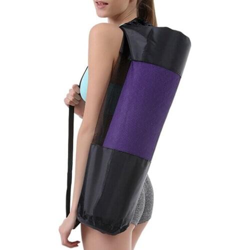 Portable Yoga Mat Bag Oxford Cloth Adjustable Carrier Pocket Foldable Fitness Pouch Pilates Carrier Strap Sport Storage Supply