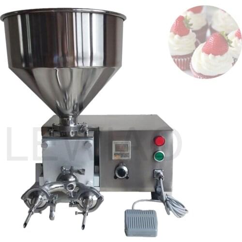 Semi-Automatic Butter Cream Dessert Cake Puff Chocolate Filling Filling Machine