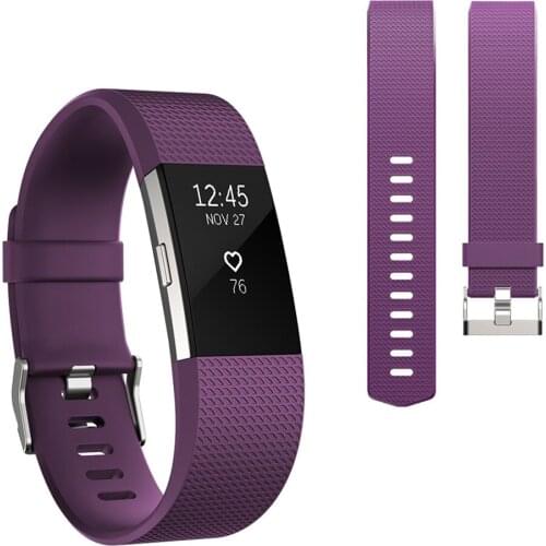 Silicone Replacement Smart Wristband Watch Band for Fitbit Charge 2 Charge2 Accessories