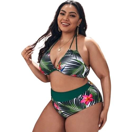 Sexy Bikini 2021 New Push Up Bikini Set Bathing Suit Women Print Floral Beachwear Biquini Two Piece Suit Swimwear Woman Swimsuit