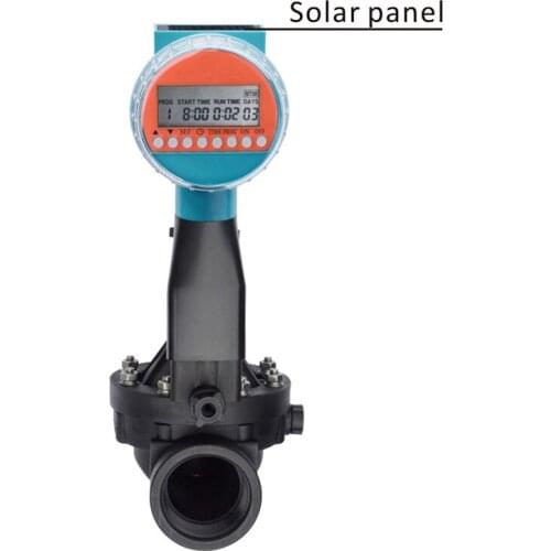 3V solar Panel 1" waterproof drip irrigation system automatic agricultural solenoid valve with water timer