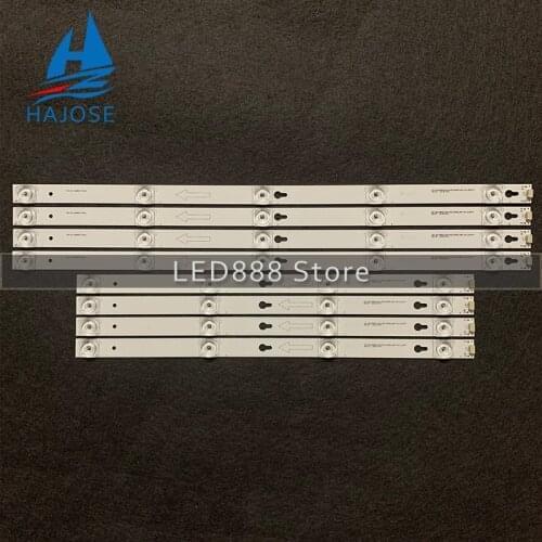 LED Backlight strip for 49S405 2D02900 2D02899 LVF490CSOT D49A620U 49D2900 A B 49HR330M04B0 49HR330M05A0 V6 U49P6066