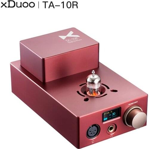 XDUOO TA-10R Headphone Amplifier AK4493EQ XU208 USB RCA Coax Opt PCM DSD DXD 12AU7 TA10R Tube Amplifier