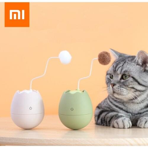 Xiaomi FURRYTAIL Electronic Motion Cat Toy Interactive Cat Teaser Fun Shaped Toys Flutter Rotating Interactive Puzzle Pet Toy