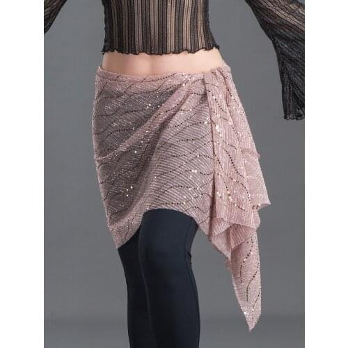 Female Oriental Dance Costume for Bollywood Dancewear Hip Scarf Indian Dance Sequined Waist Chain Belly Dance Wrap Belt